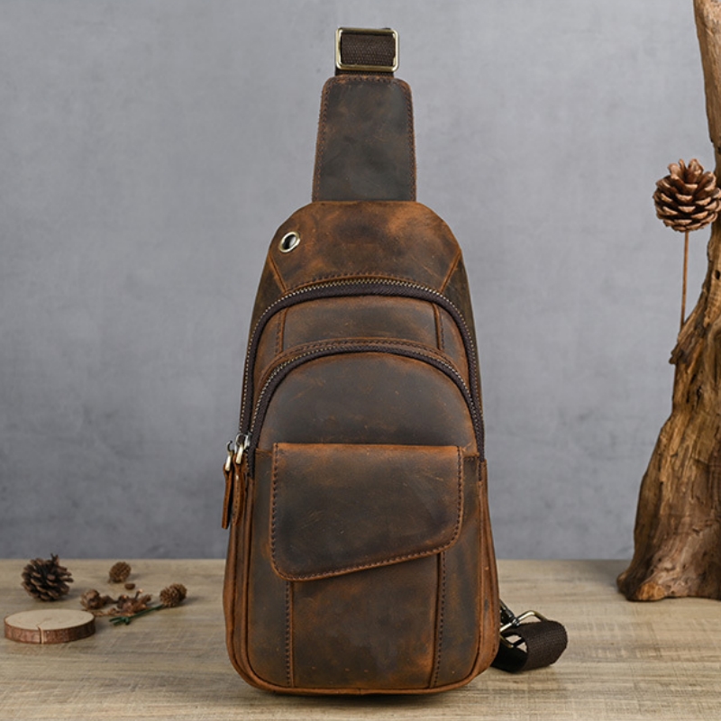 Luxury Bags For Travel - Designer Luxury Multifunction Men Chest Bag