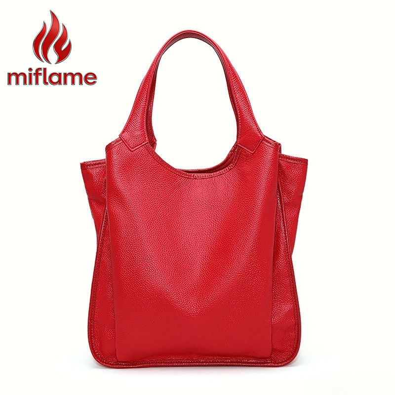 Quiet Luxury Bags Tote - Genuine Leather Shoulder Tote Bag for