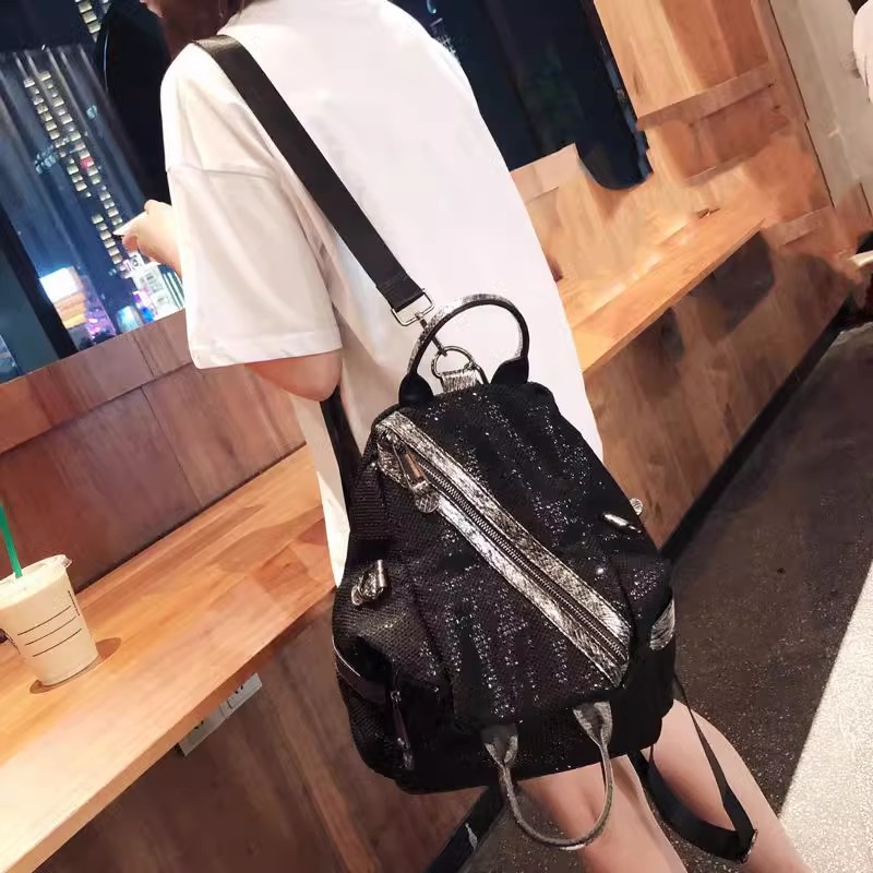 New Women Nylon Sequins Backpa - đánh giá và giá Luxury Bags Quality