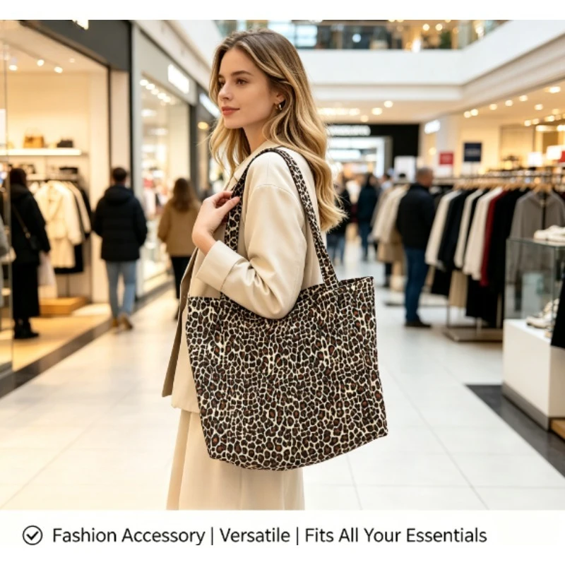 2026 Leopard Print Canvas Tote - đánh giá và giá Quiet Luxury Bags Tote