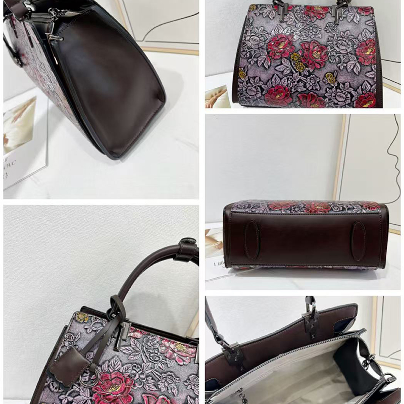 Vintage 3D Embossed Floral Tot - đánh giá và giá Quiet Luxury Bags Tote