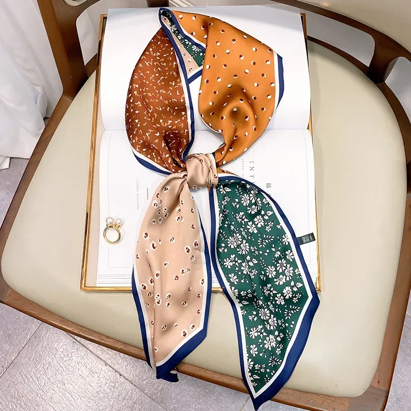 Design Print Skinny Scarf Plai - đánh giá và giá Luxury Bags Brand