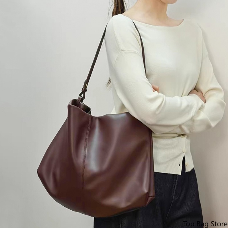 Genuine Leather Shoulder Bag f - đánh giá và giá Quiet Luxury Bags Tote