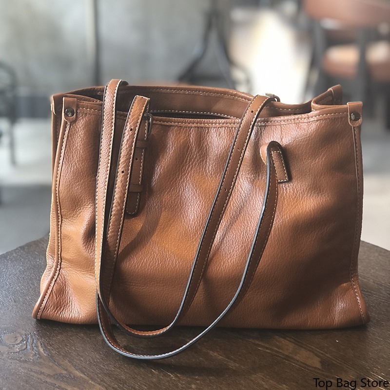 Genuine Leather Tote Bag for W - đánh giá và giá Quiet Luxury Bags Tote