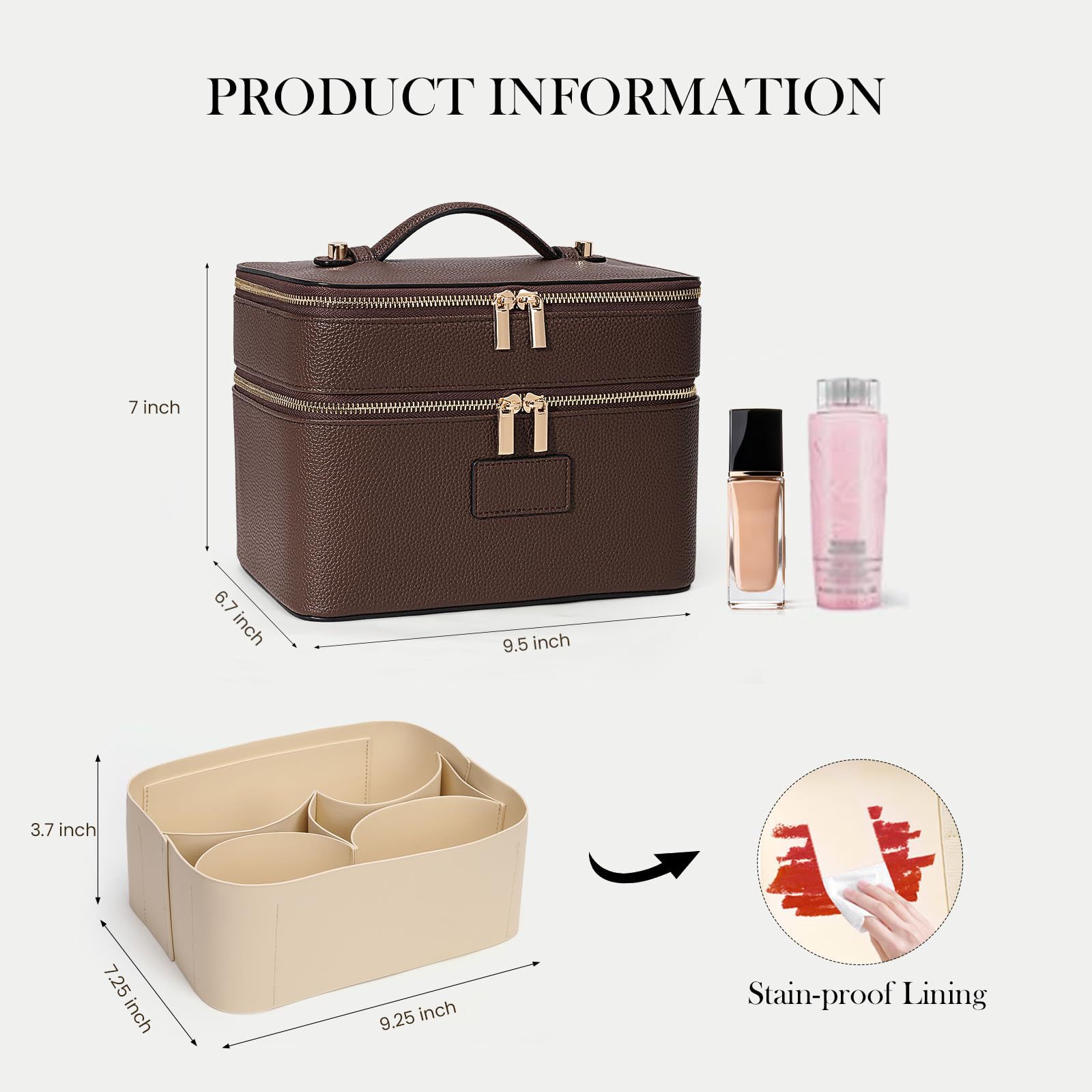Large Capacity Double-layer Lu - đánh giá và giá Luxury Bags For Travel