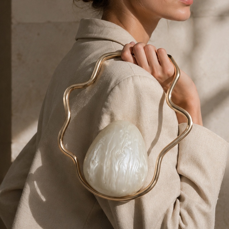 Women mini Acrylic Egg Bag Cut - đánh giá và giá Luxury Bags Made