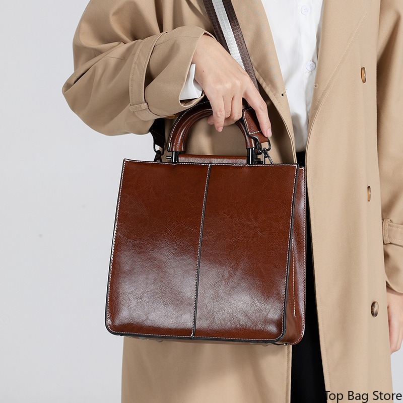 Genuine Leather Tote Bag for W - đánh giá và giá Quiet Luxury Bags Tote