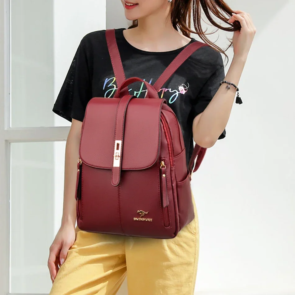 Women Leather Large Capacity B - đánh giá và giá Luxury Bags For Travel