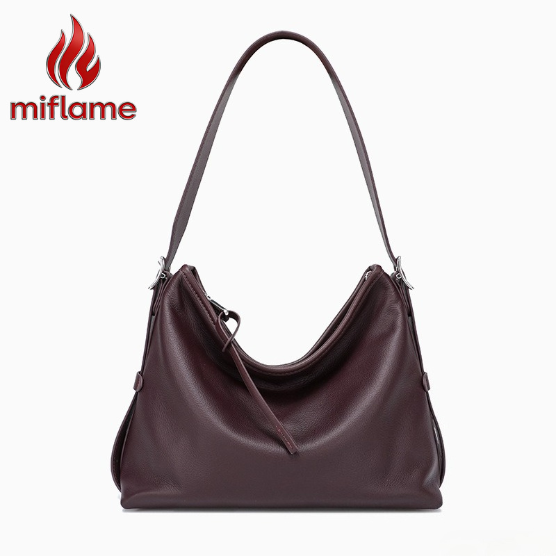 Genuine Leather Shoulder Tote  - đánh giá và giá Quiet Luxury Bags Tote
