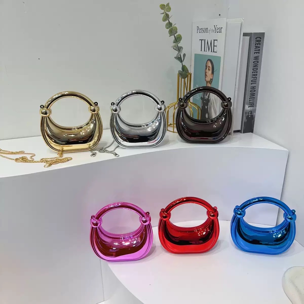 Mini Golden Evening Bag Purses - đánh giá và giá Luxury Bags Brand