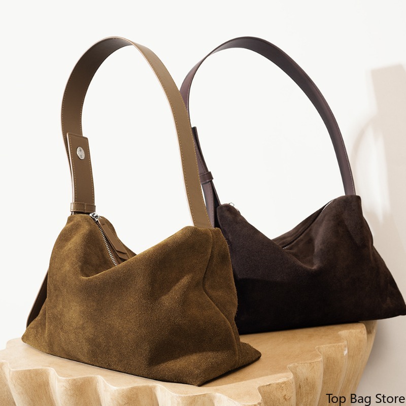 Genuine Leather Shoulder Tote  - đánh giá và giá Quiet Luxury Bags Tote